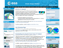 Tablet Screenshot of esa-oceancolour-cci.org